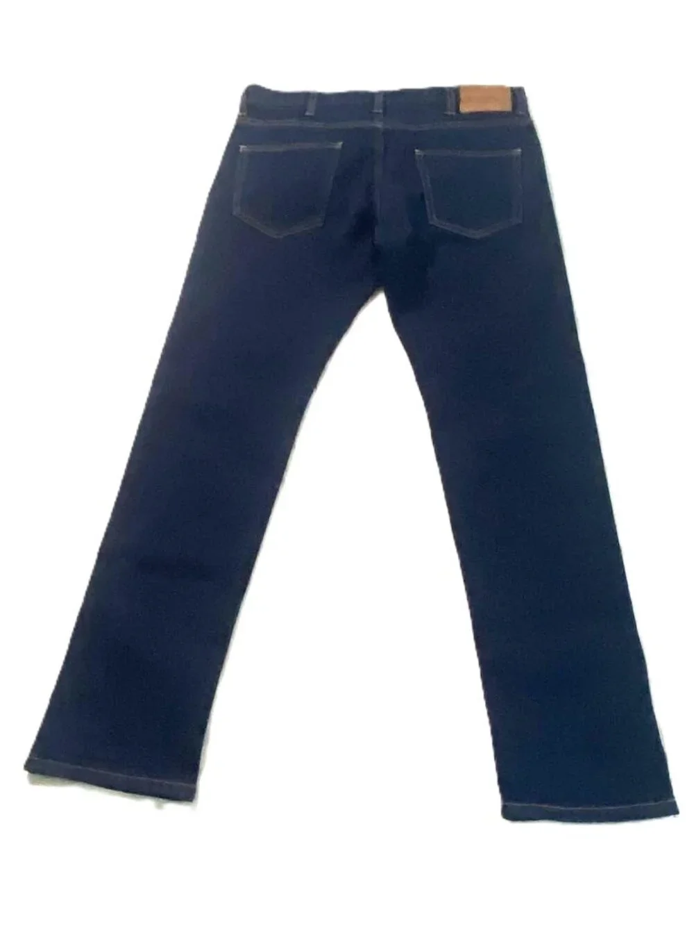 Gucci Men’s Web Stripe Cuff Indigo Denim Jeans Size 32x29 Italy